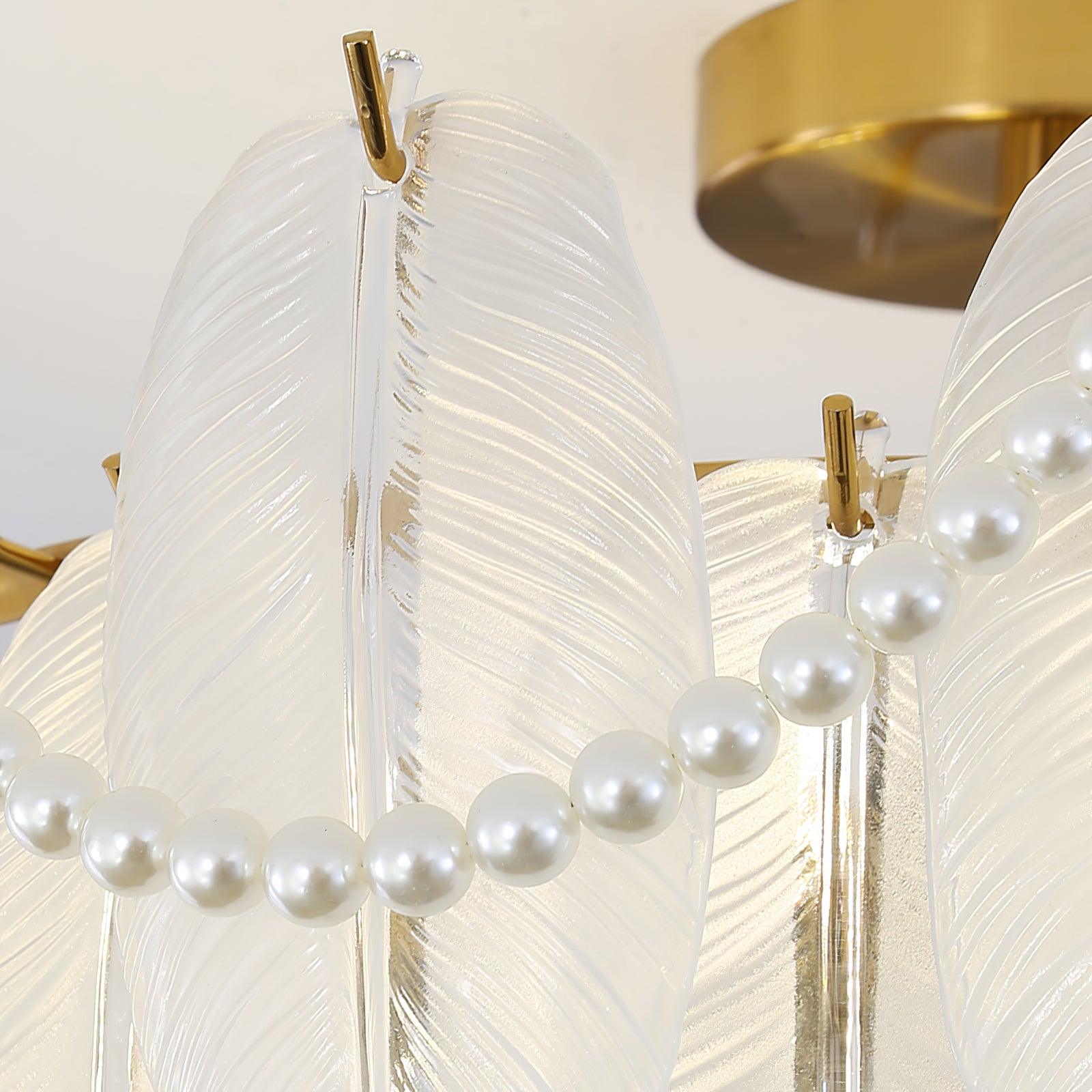 Retro Feather Ceiling Lamp by FIFTH & BEAM — product view 32