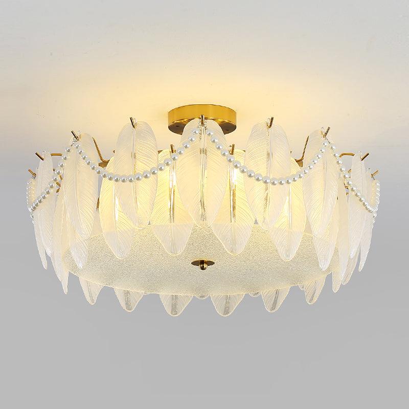 Retro Feather Ceiling Lamp by FIFTH & BEAM — product view 24