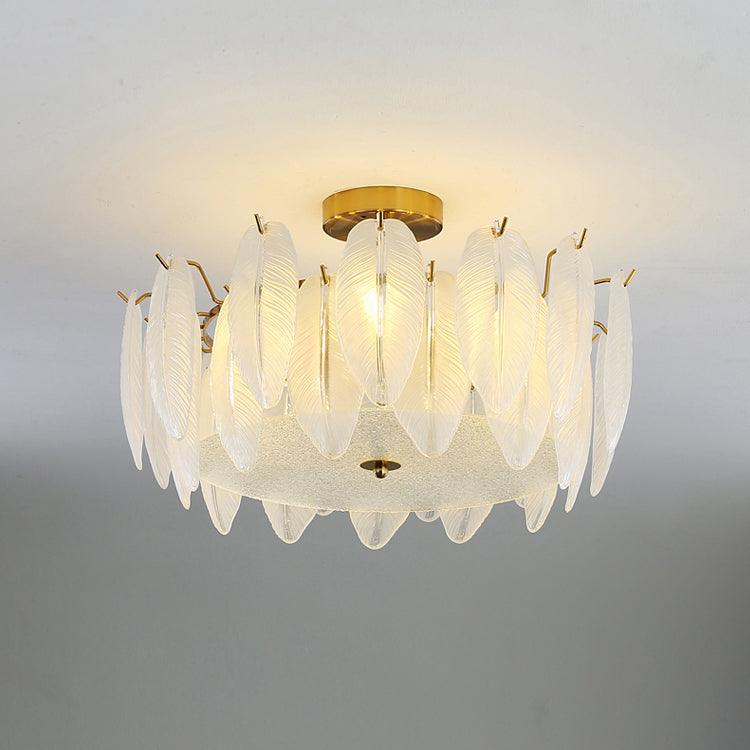 Retro Feather Ceiling Lamp by FIFTH & BEAM — product view 25