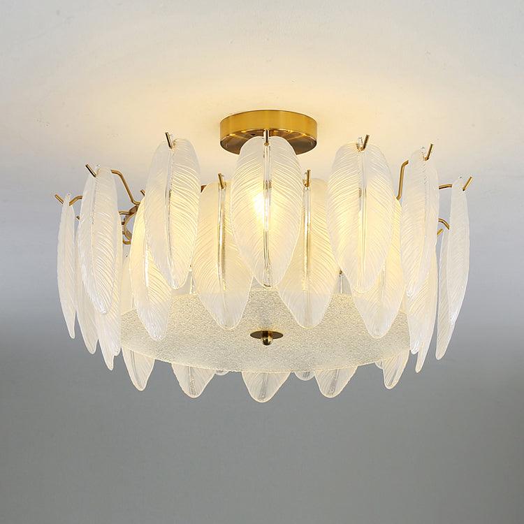 Retro Feather Ceiling Lamp by FIFTH & BEAM — product view 26