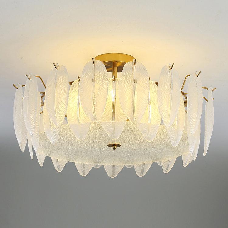 Retro Feather Ceiling Lamp by FIFTH & BEAM — product view 27