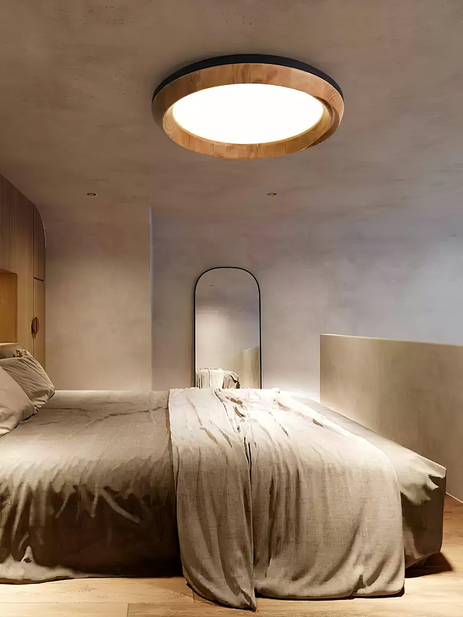 Ripple Wood Ceiling Light by FIFTH & BEAM — product view 8