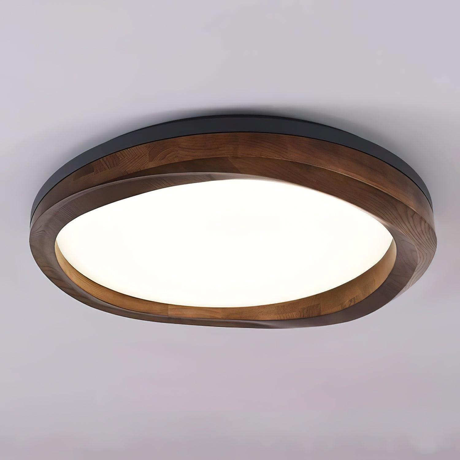 Ripple Wood Ceiling Light by FIFTH & BEAM — product view 15