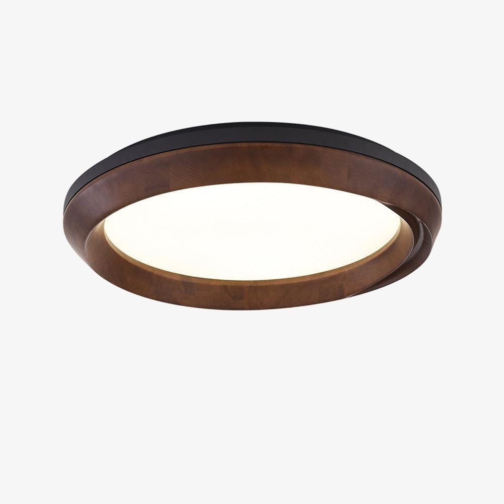 Ripple Wood Ceiling Light by FIFTH & BEAM — product view 1