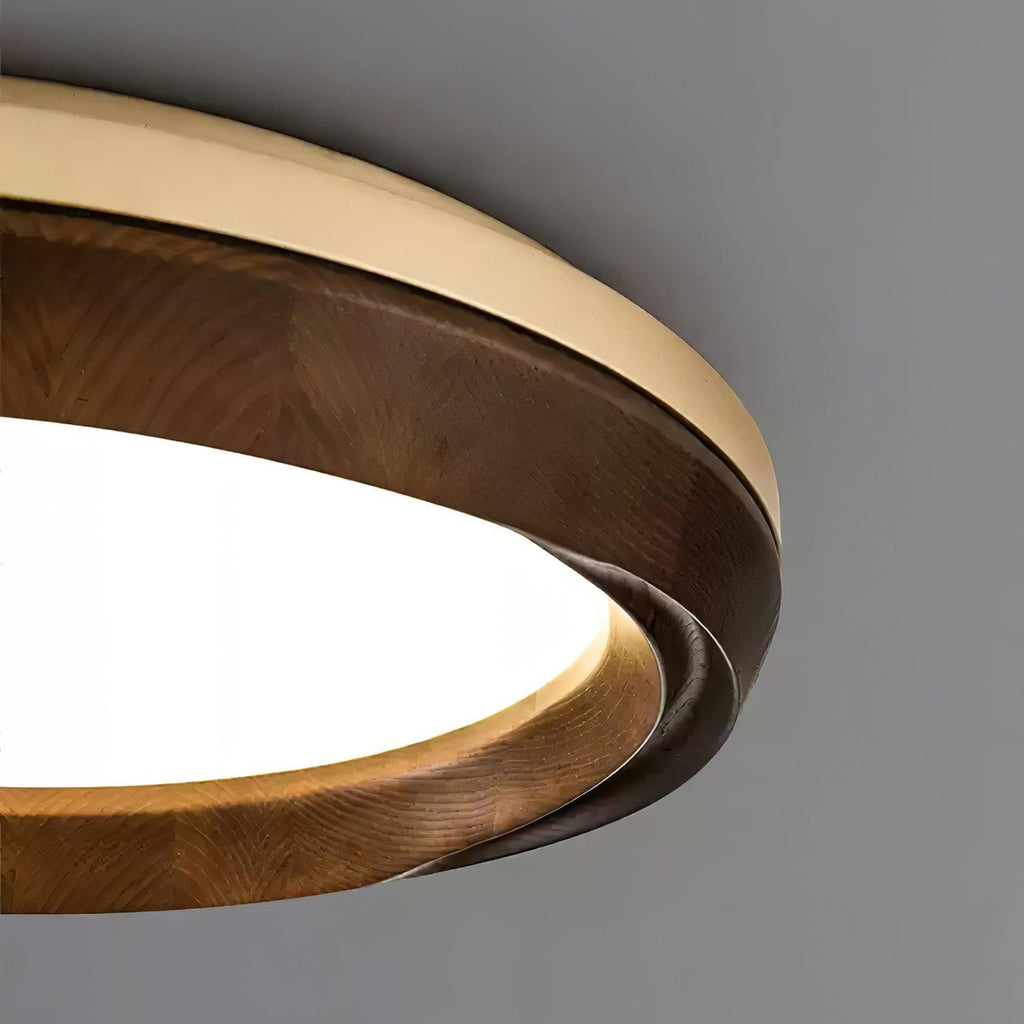 Ripple Wood Ceiling Light by FIFTH & BEAM — product view 14