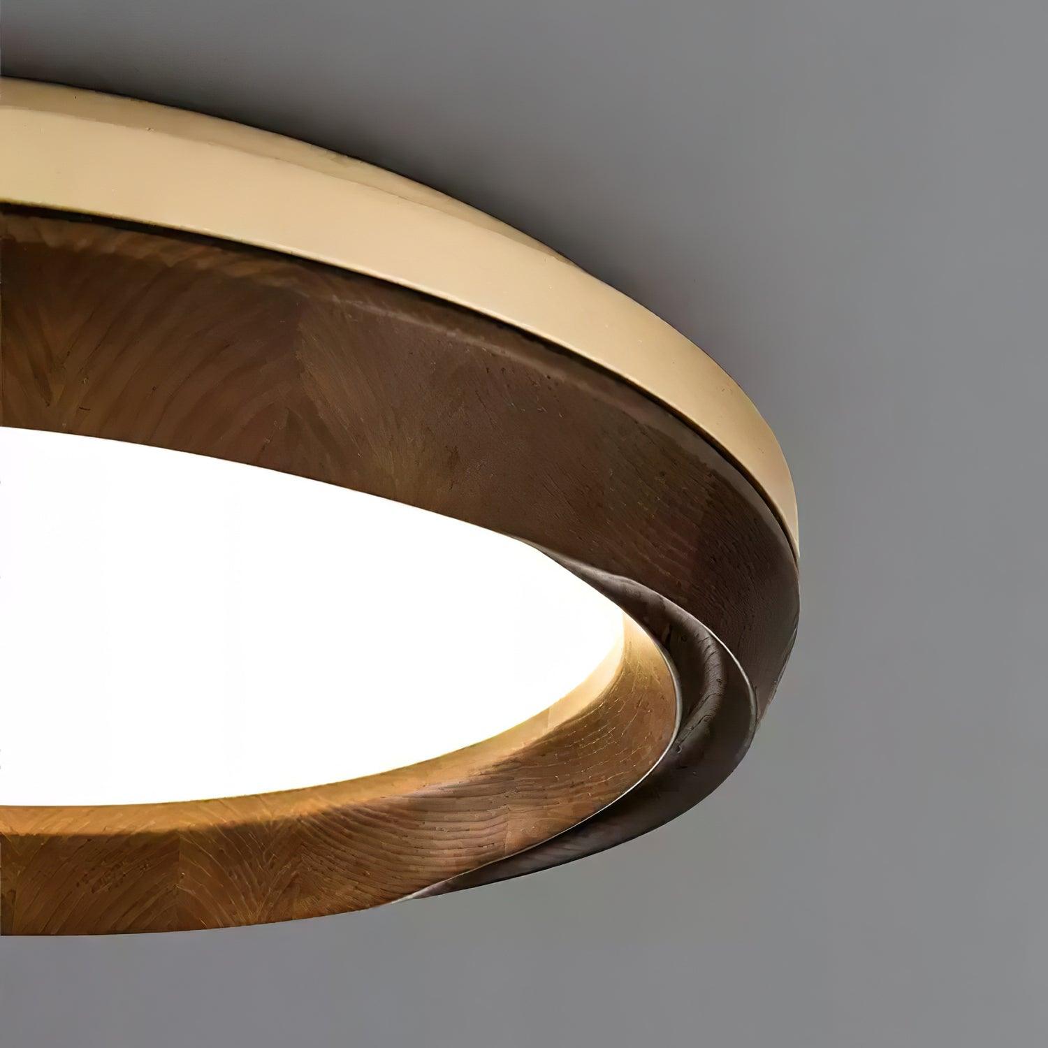 Ripple Wood Ceiling Light by FIFTH & BEAM — product view 14