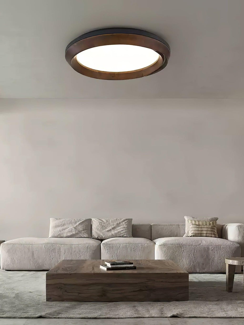Ripple Wood Ceiling Light by FIFTH & BEAM — product view 7