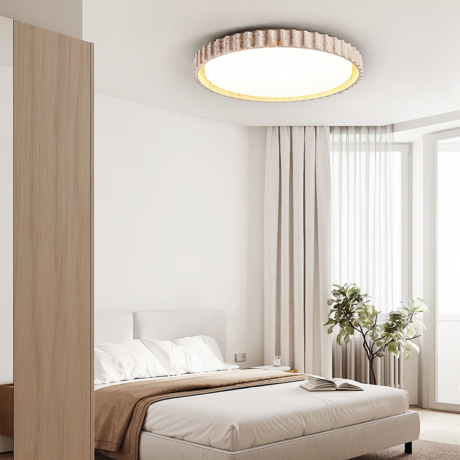 Riva Stone Ceiling Light by FIFTH & BEAM — product view 15