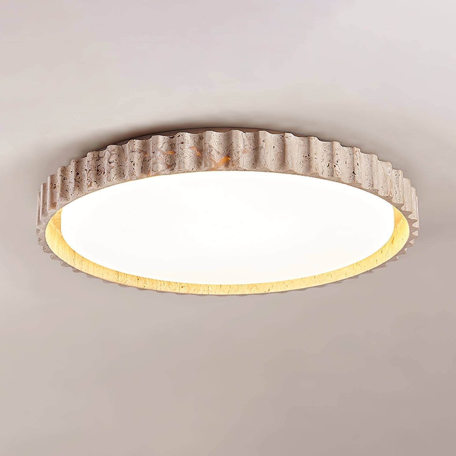 Riva Stone Ceiling Light by FIFTH & BEAM — product view 2