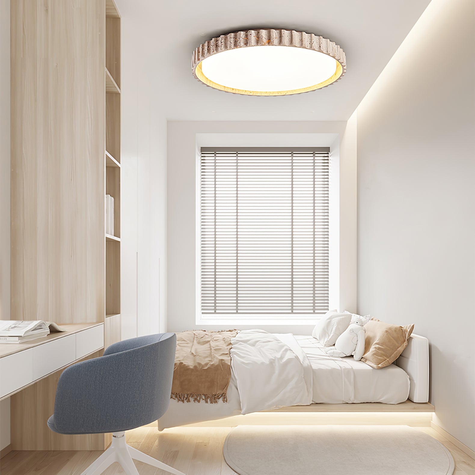 Riva Stone Ceiling Light by FIFTH & BEAM — product view 4