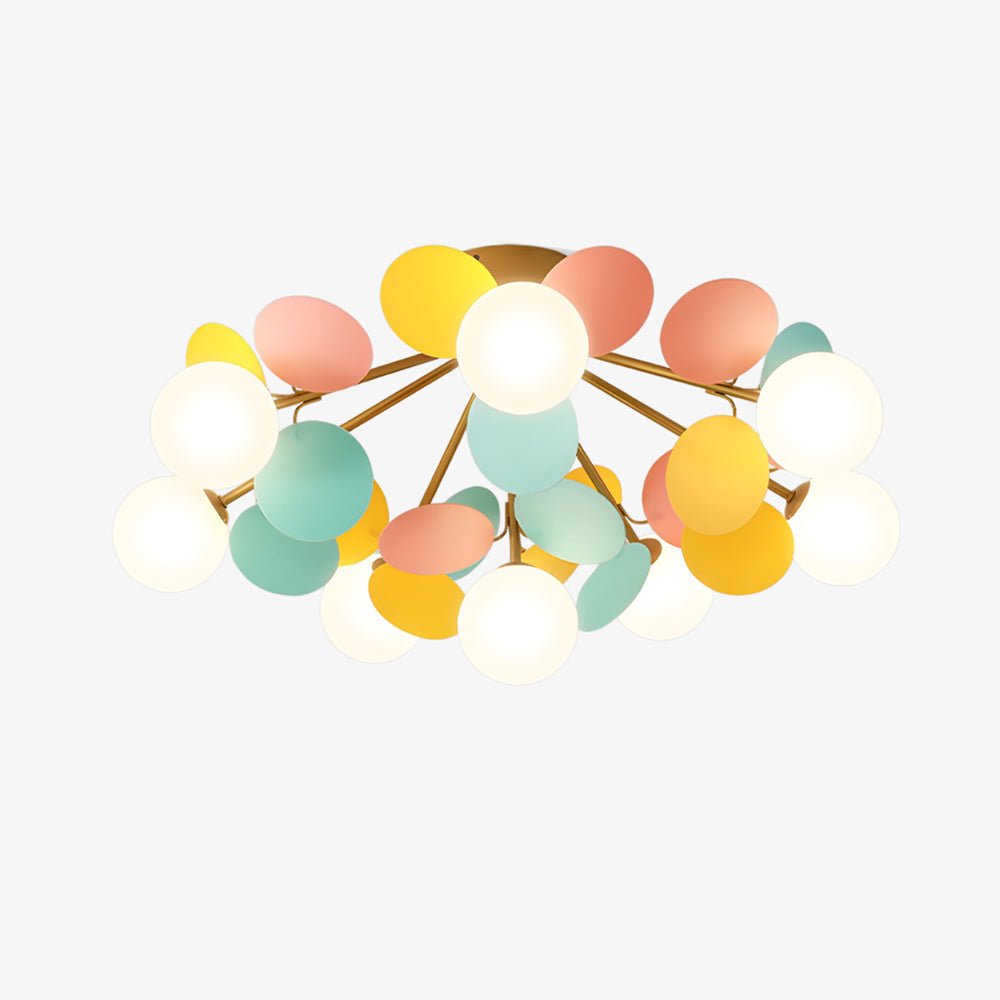 Round Macaron Ceiling Lamp by FIFTH & BEAM — product view 1