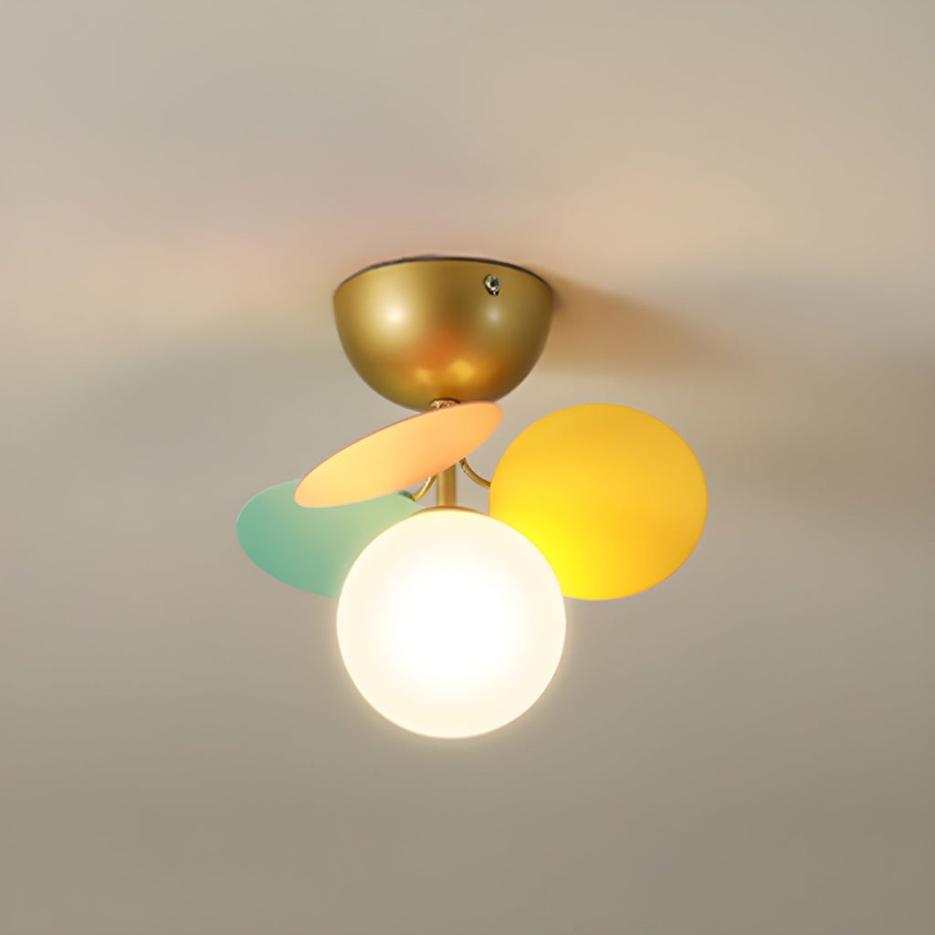 Round Macaron Ceiling Lamp by FIFTH & BEAM — product view 8