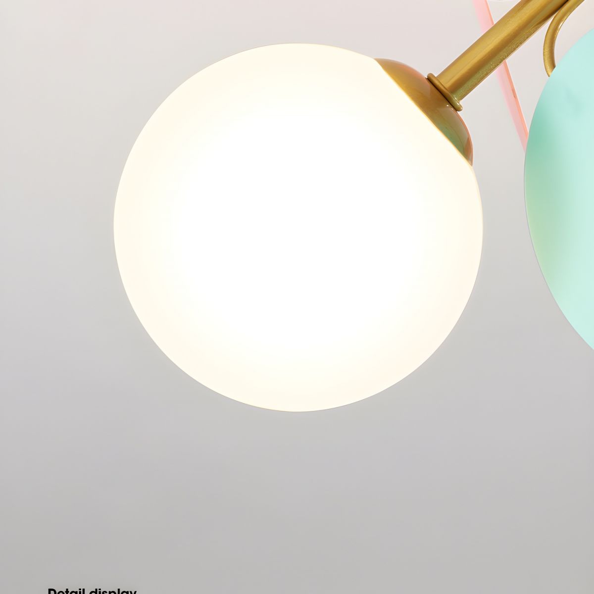 Round Macaron Ceiling Lamp by FIFTH & BEAM — product view 34