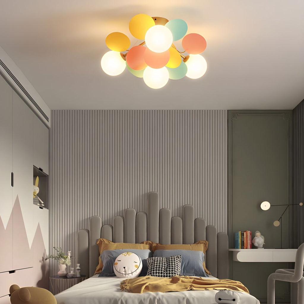 Round Macaron Ceiling Lamp by FIFTH & BEAM — product view 3