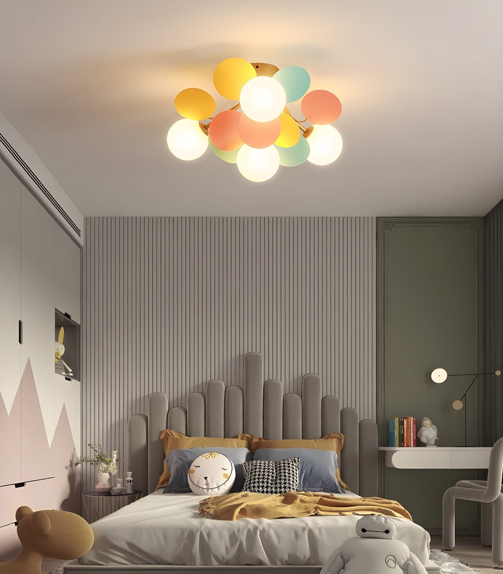 Round Macaron Ceiling Lamp by FIFTH & BEAM — product view 14