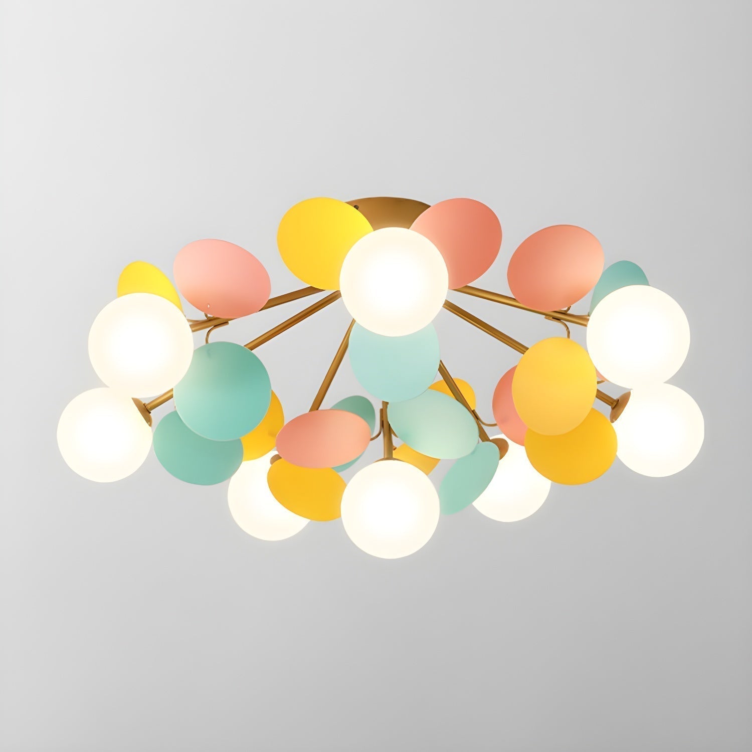 Round Macaron Ceiling Lamp by FIFTH & BEAM — product view 29