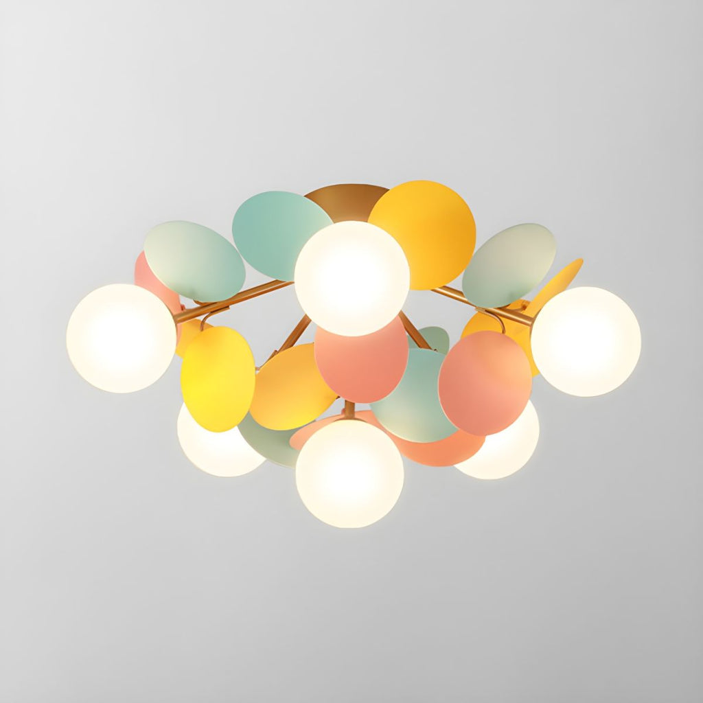 Round Macaron Ceiling Lamp by FIFTH & BEAM — product view 15