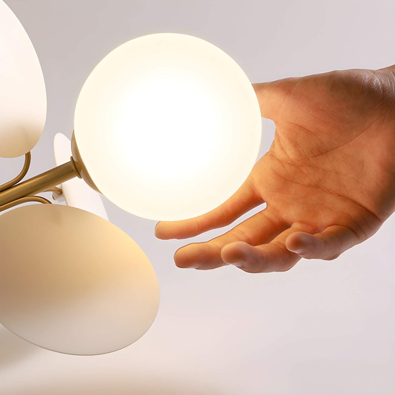 Round Macaron Ceiling Lamp by FIFTH & BEAM — product view 31