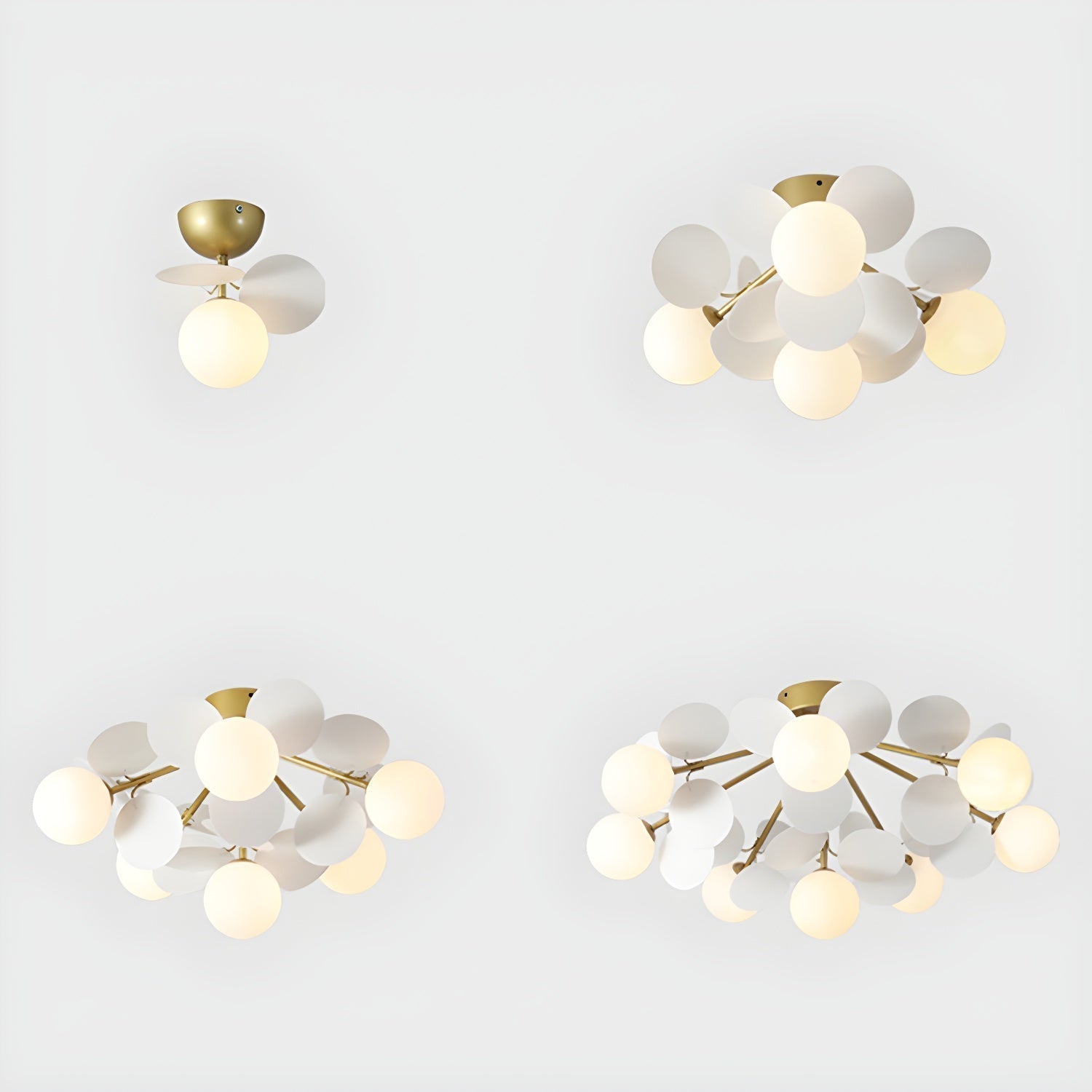 Round Macaron Ceiling Lamp by FIFTH & BEAM — product view 35