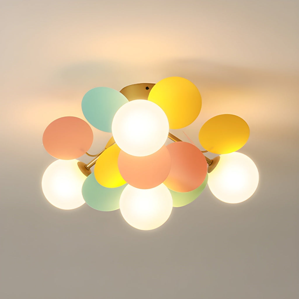 Round Macaron Ceiling Lamp by FIFTH & BEAM — product view 9
