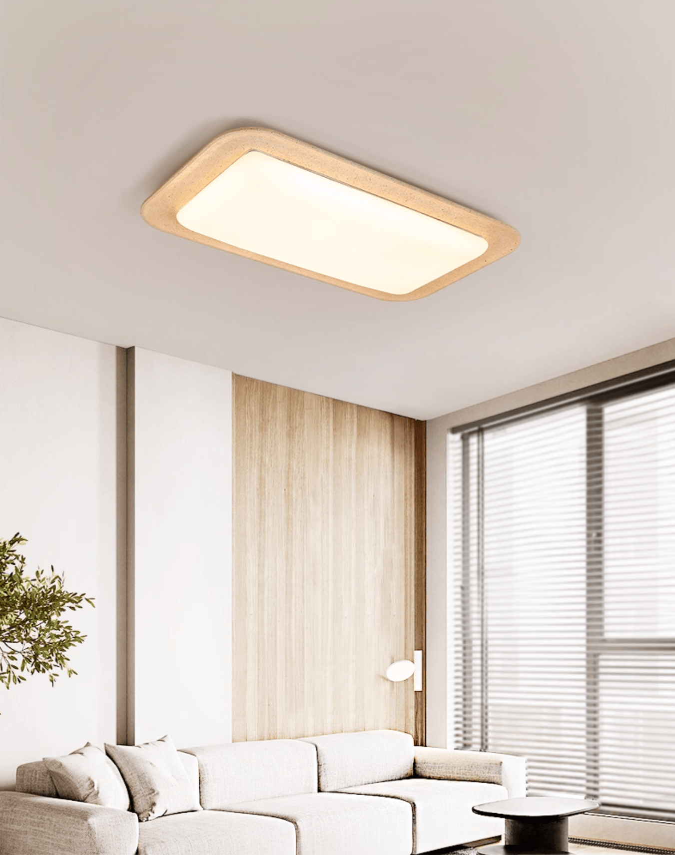 Sandveil Travertine Ceiling Light by FIFTH & BEAM — product view 15