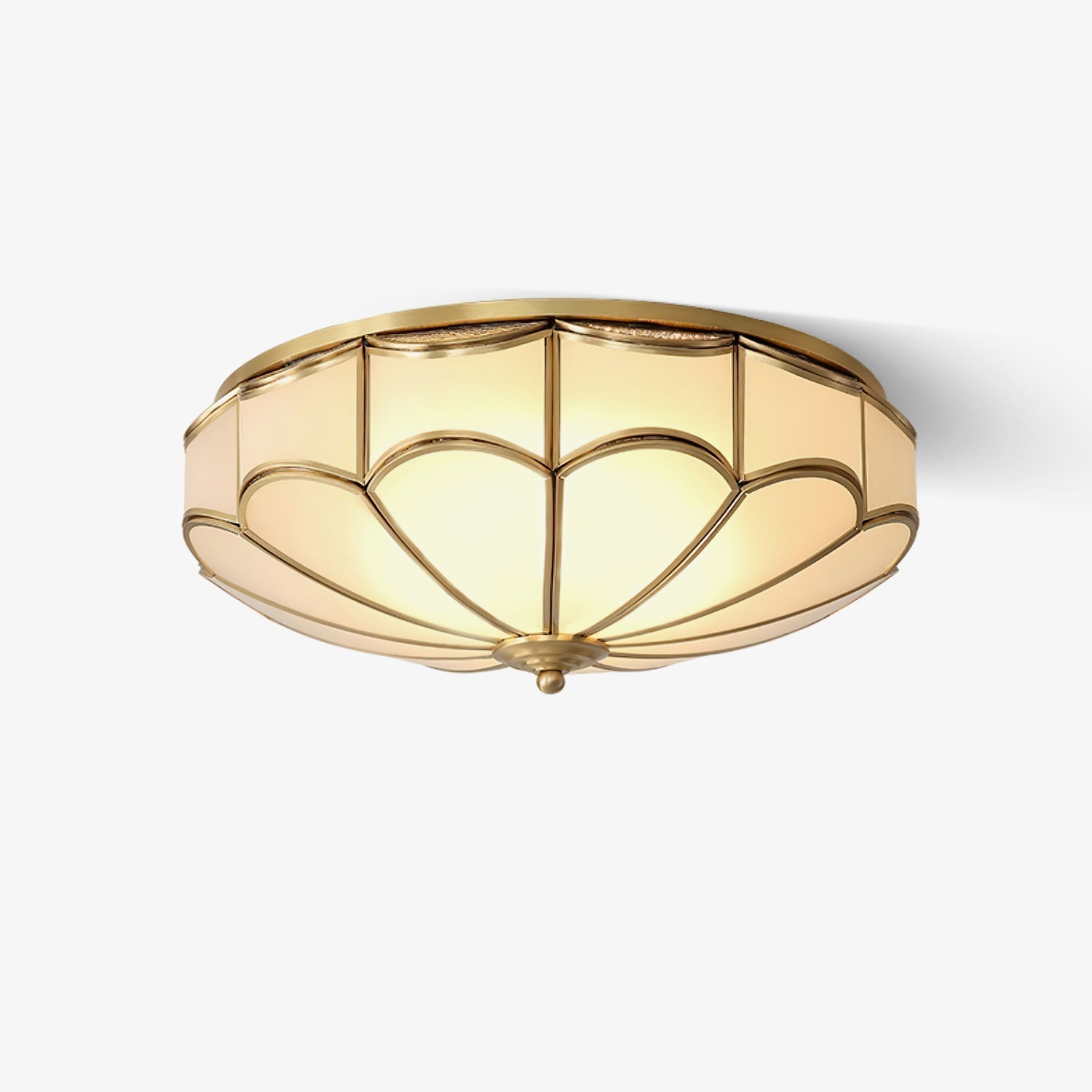 Scalloped Flush Ceiling Light by FIFTH & BEAM — product view 1