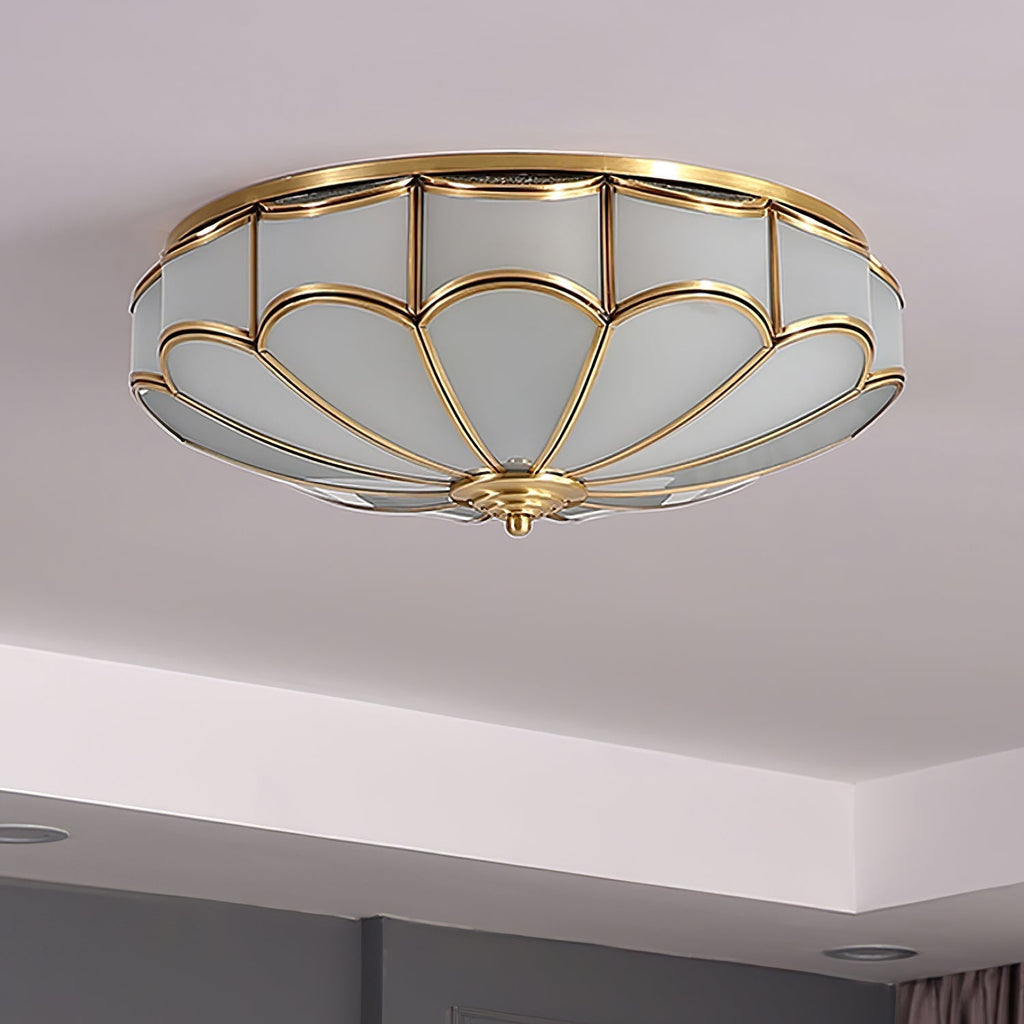 Scalloped Flush Ceiling Light by FIFTH & BEAM — product view 16