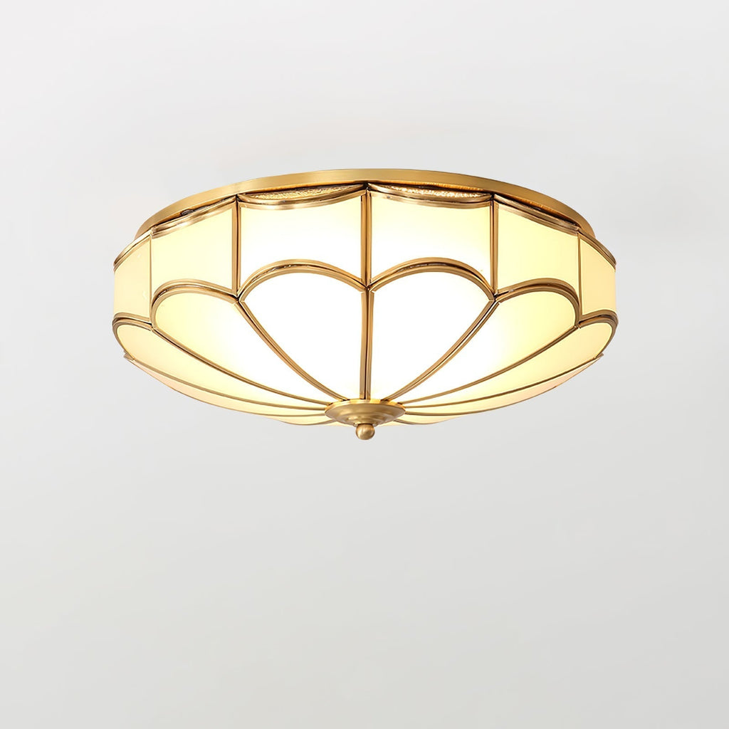 Scalloped Flush Ceiling Light by FIFTH & BEAM — product view 17