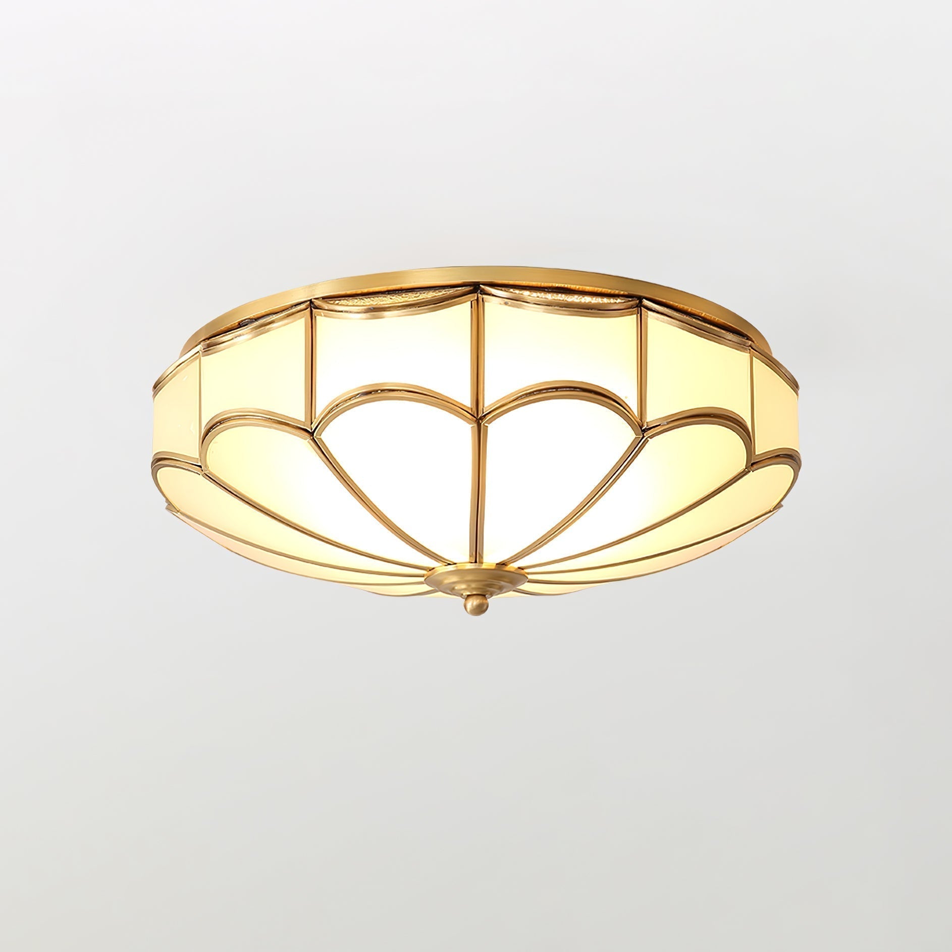 Scalloped Flush Ceiling Light by FIFTH & BEAM — product view 18