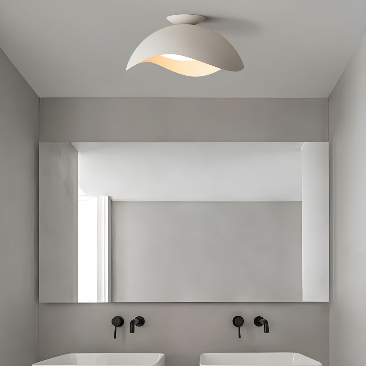 Serene Wave Ceiling Light by FIFTH & BEAM — product view 4