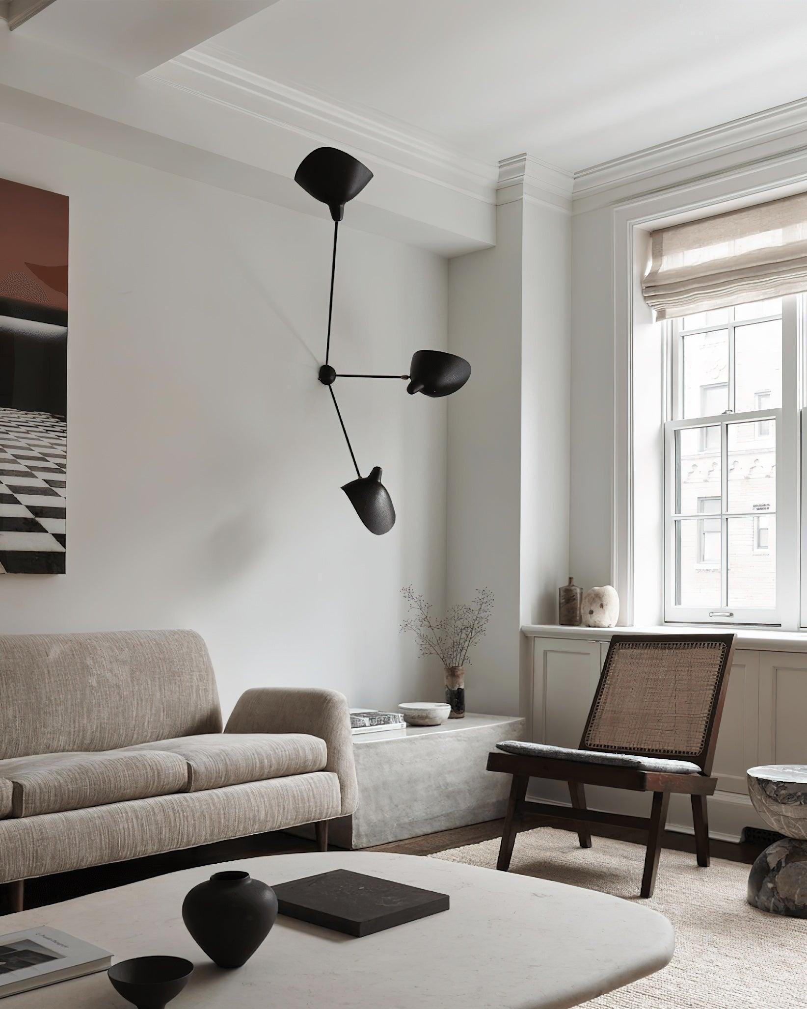 Serge Mouille Ceiling Lamp by FIFTH & BEAM — product view 11