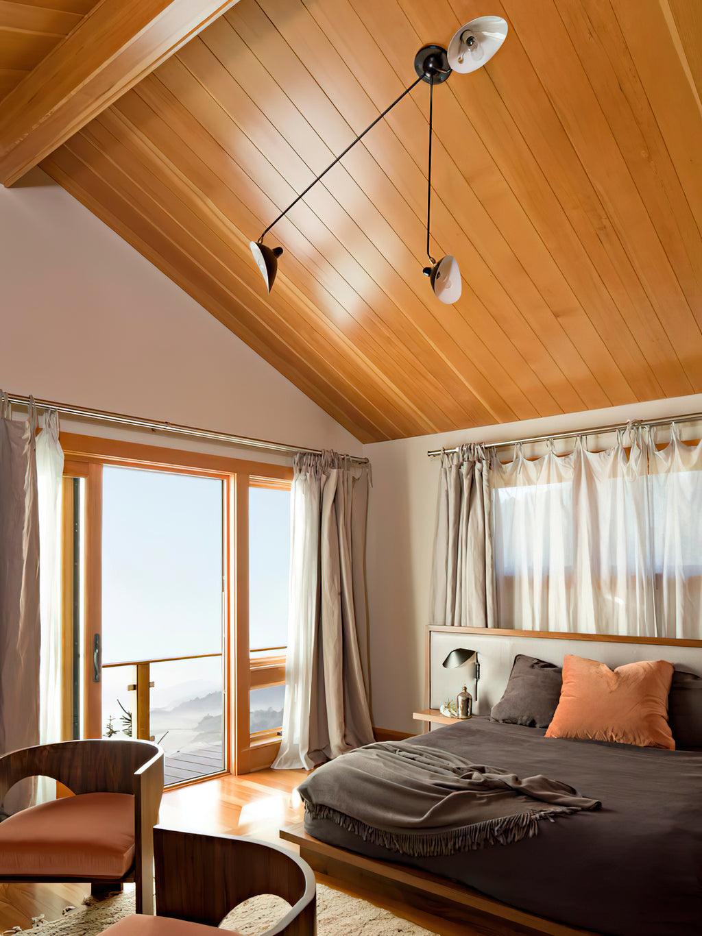 Serge Mouille Ceiling Lamp by FIFTH & BEAM — product view 12