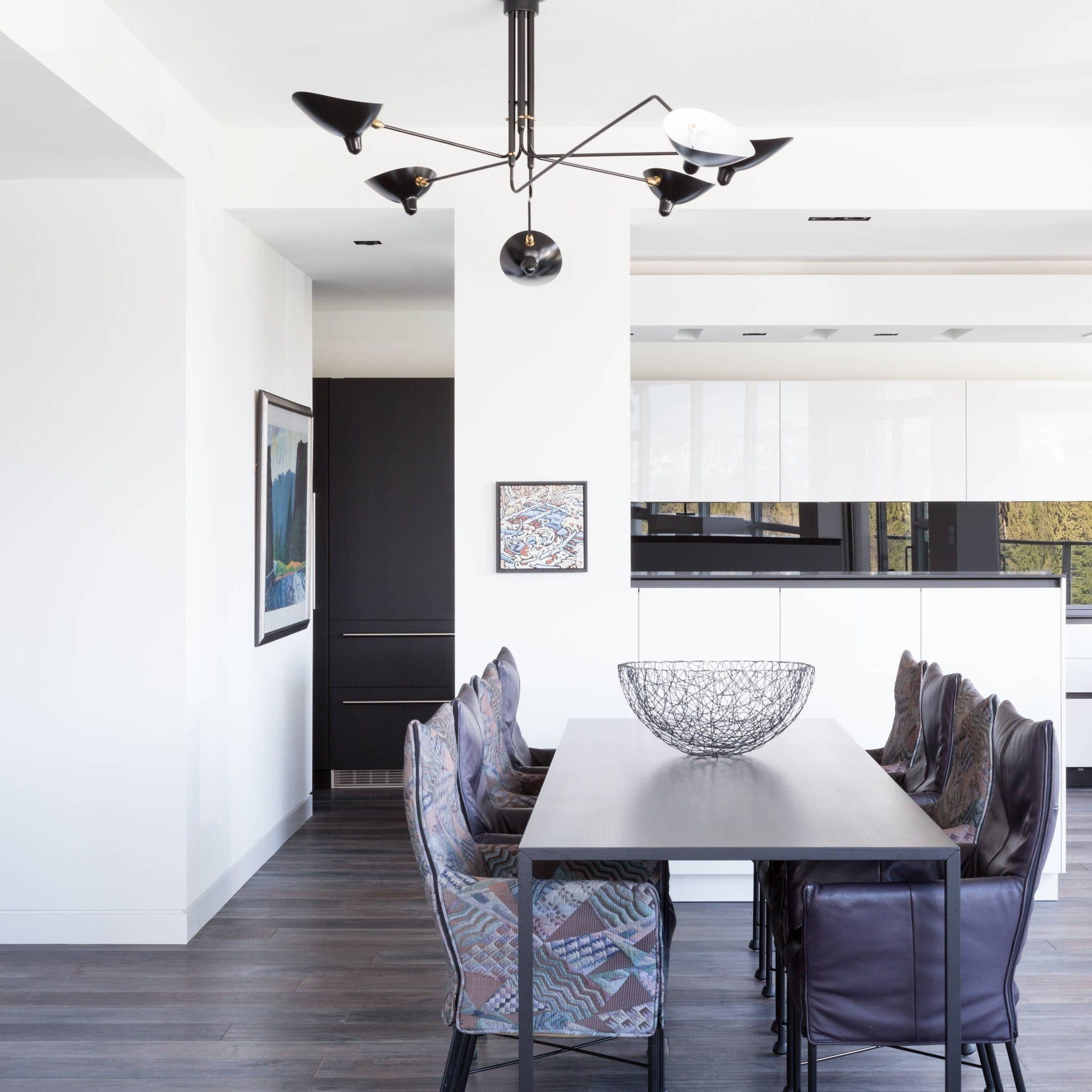 Serge Mouille Ceiling Light A by FIFTH & BEAM — product view 3
