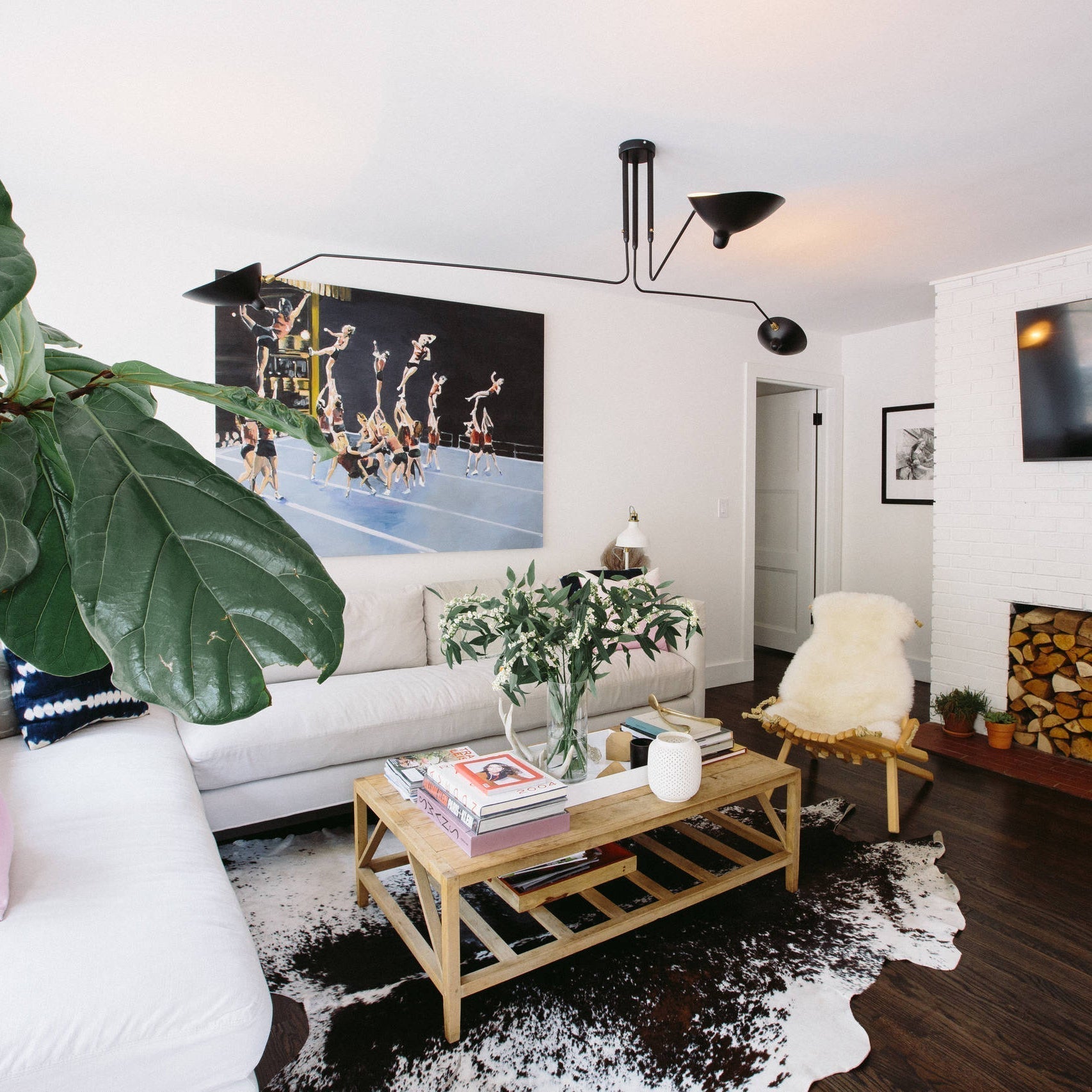 Serge Mouille Ceiling Light A by FIFTH & BEAM — product view 4