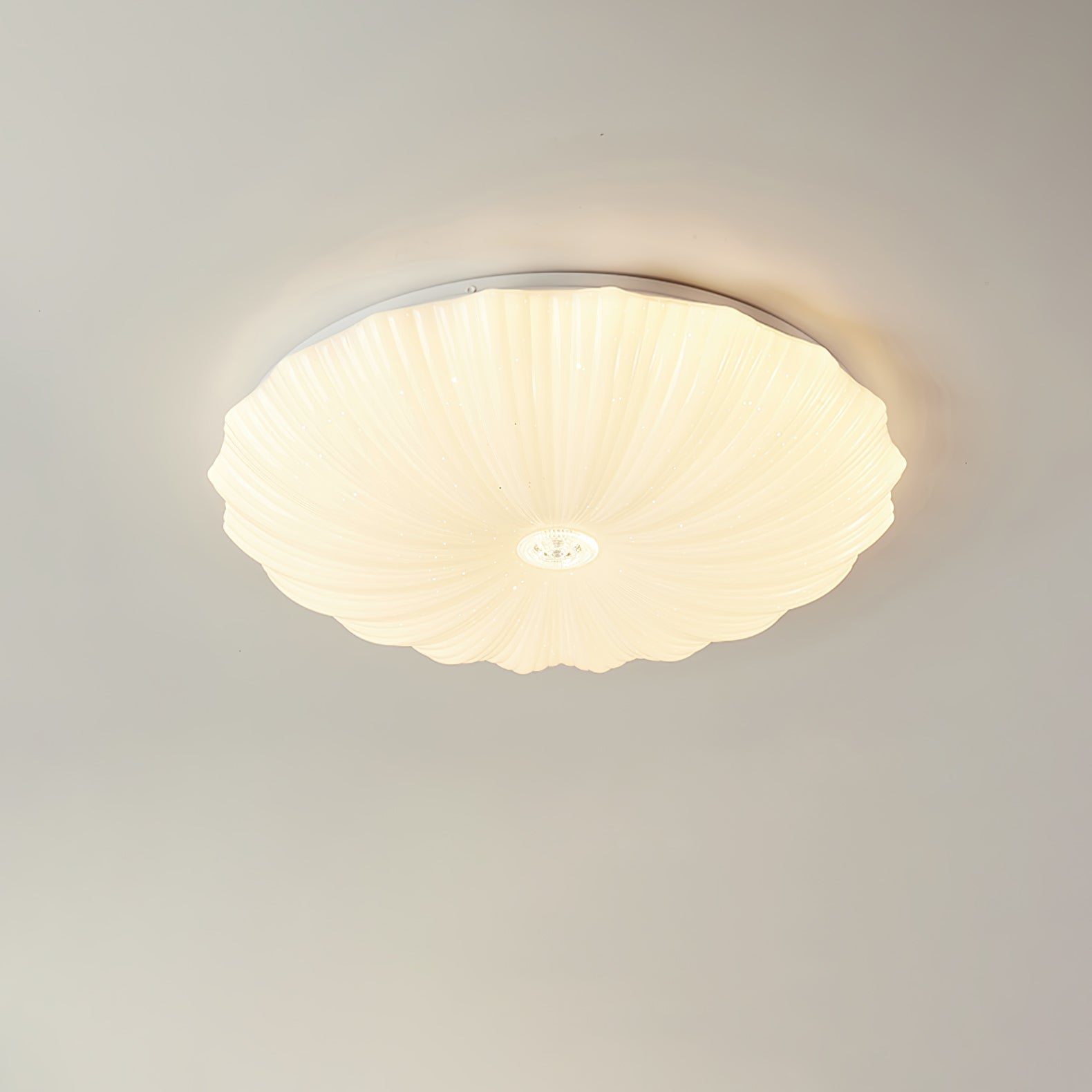Acrylic Shell Round Ceiling Lamp by FIFTH & BEAM — product view 13
