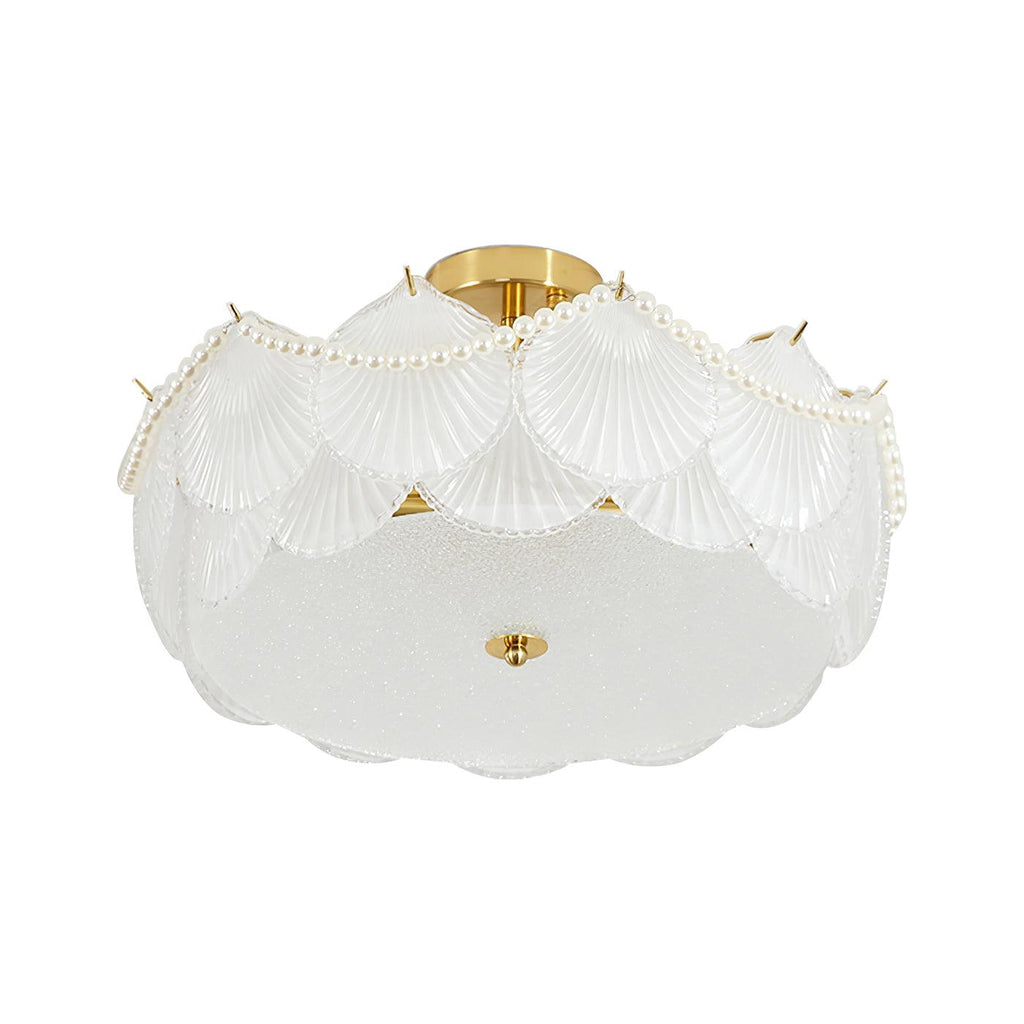 Shell Glass Ceiling Lamp by FIFTH & BEAM — product view 1