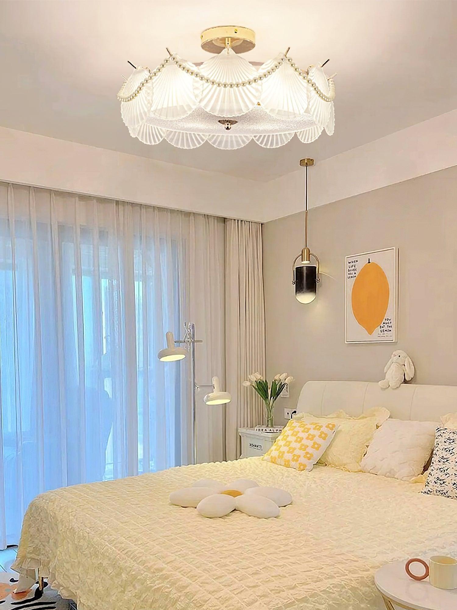 Shell Glass Ceiling Lamp by FIFTH & BEAM — product view 8
