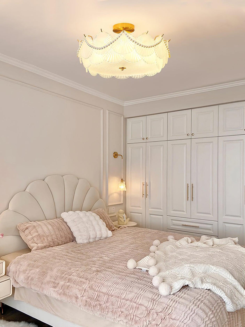 Shell Glass Ceiling Lamp by FIFTH & BEAM — product view 11