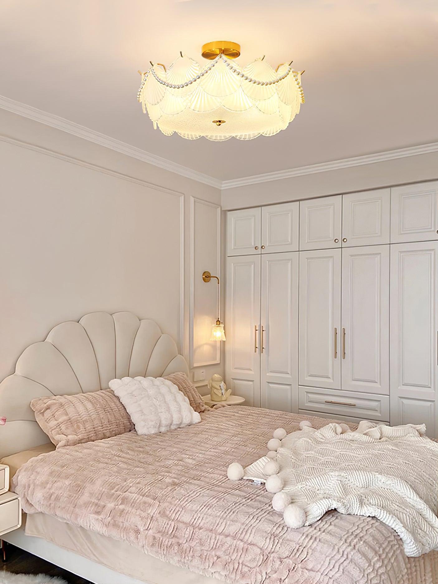 Shell Glass Ceiling Lamp by FIFTH & BEAM — product view 11