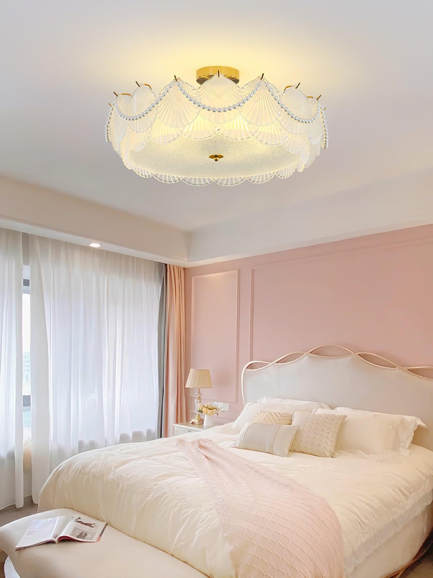 Shell Glass Ceiling Lamp by FIFTH & BEAM — product view 13