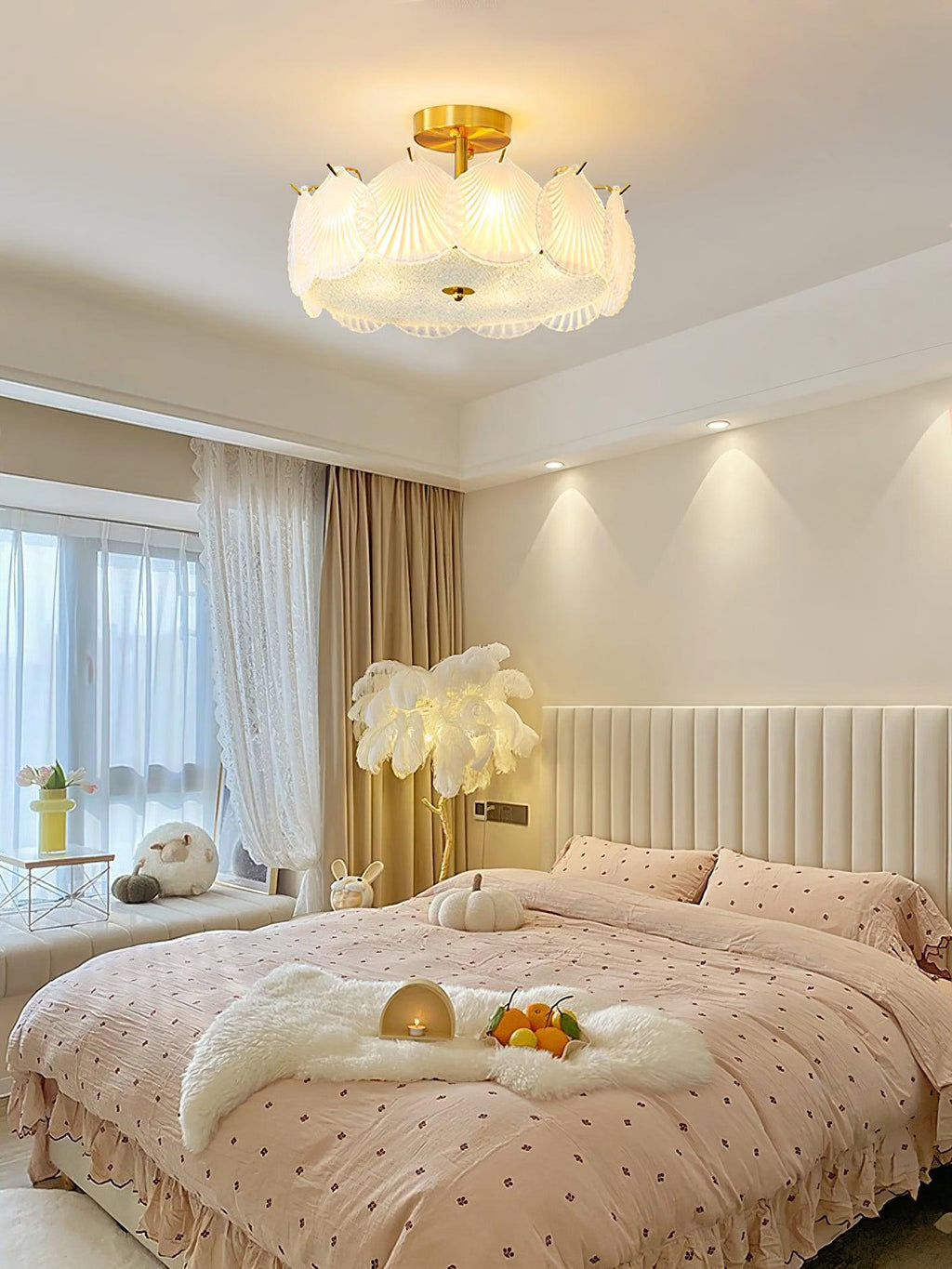 Shell Glass Ceiling Lamp by FIFTH & BEAM — product view 14