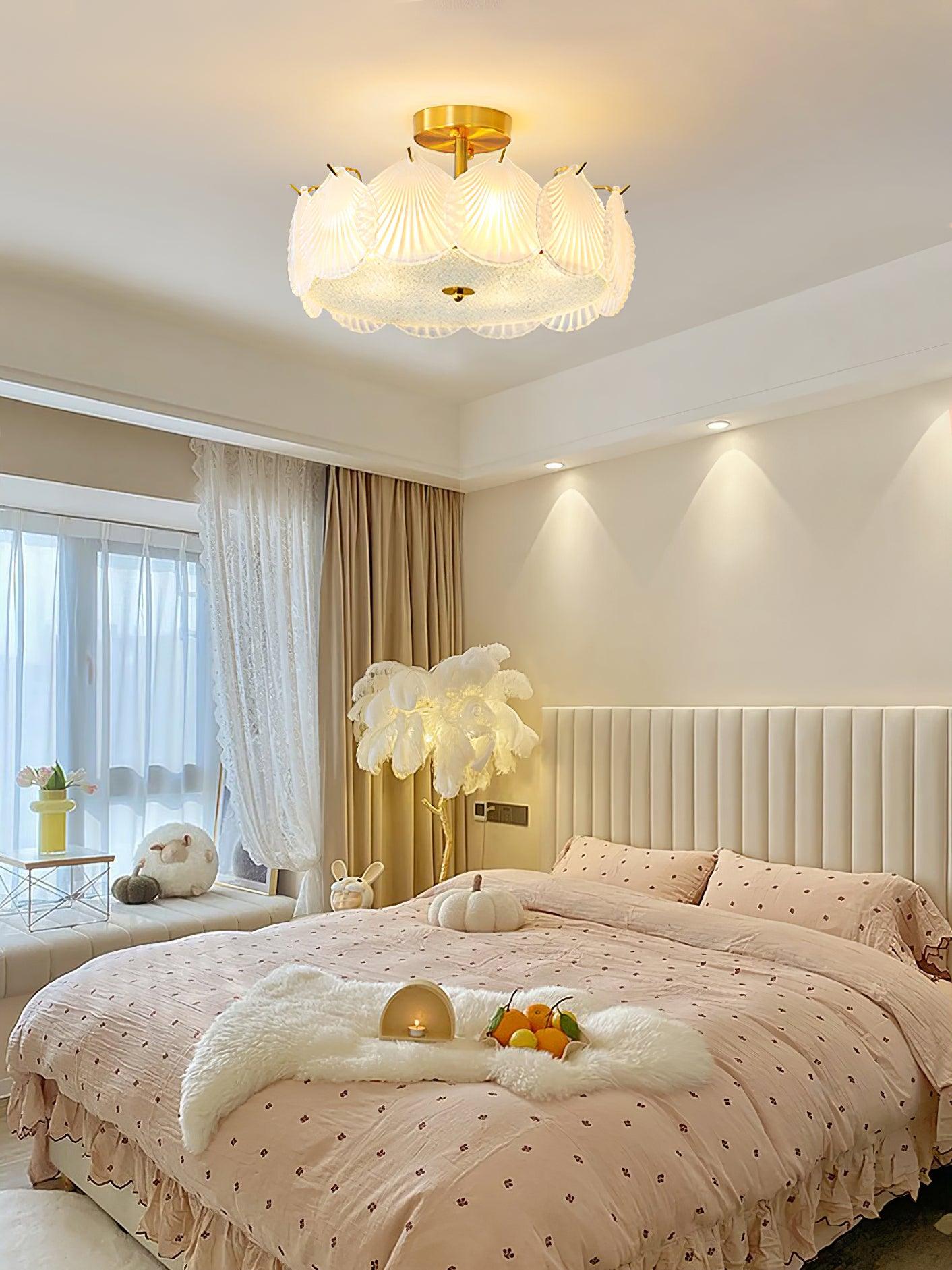 Shell Glass Ceiling Lamp by FIFTH & BEAM — product view 14