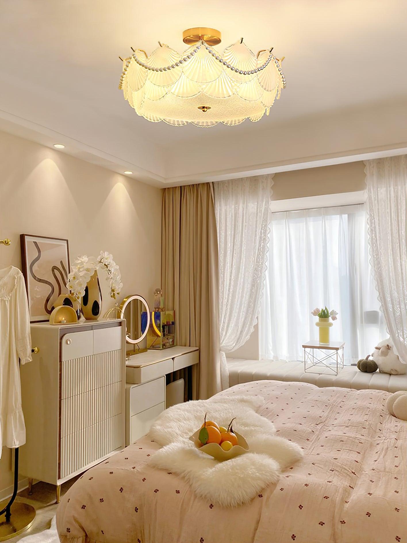 Shell Glass Ceiling Lamp by FIFTH & BEAM — product view 16