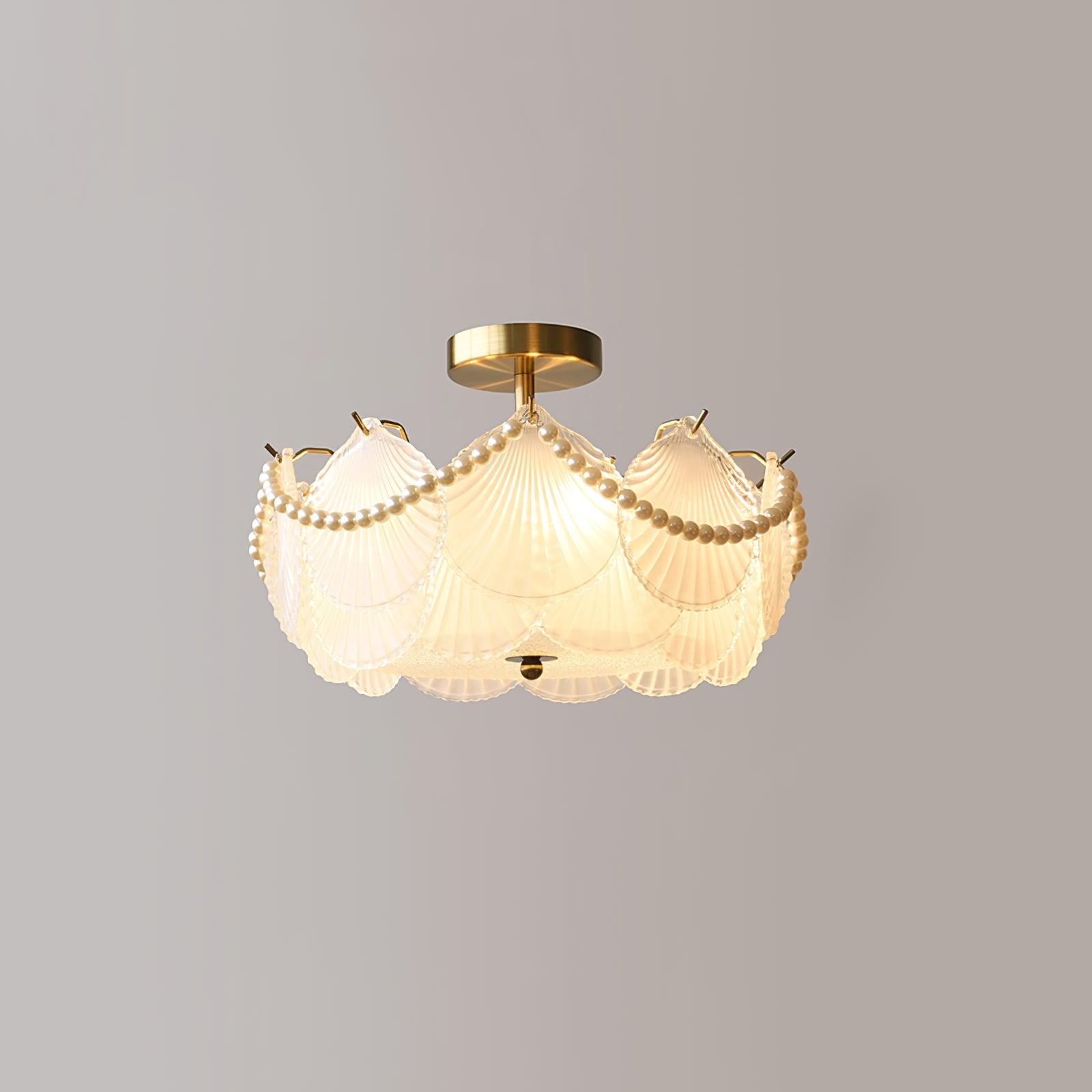 Shell Glass Ceiling Lamp by FIFTH & BEAM — product view 20