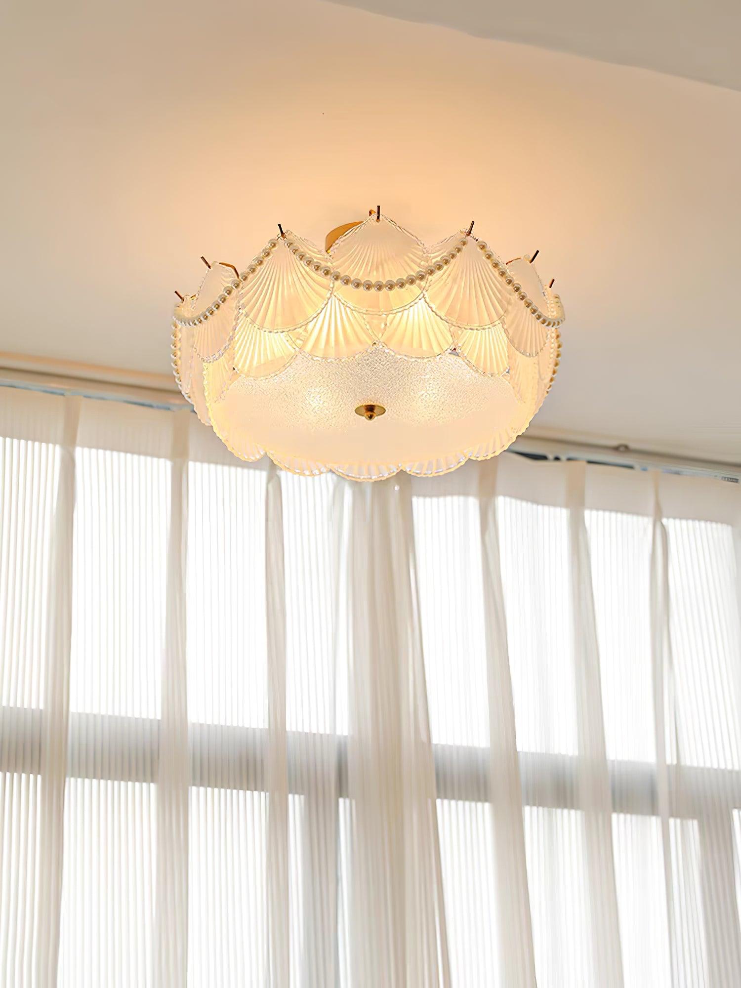 Shell Glass Ceiling Lamp by FIFTH & BEAM — product view 19