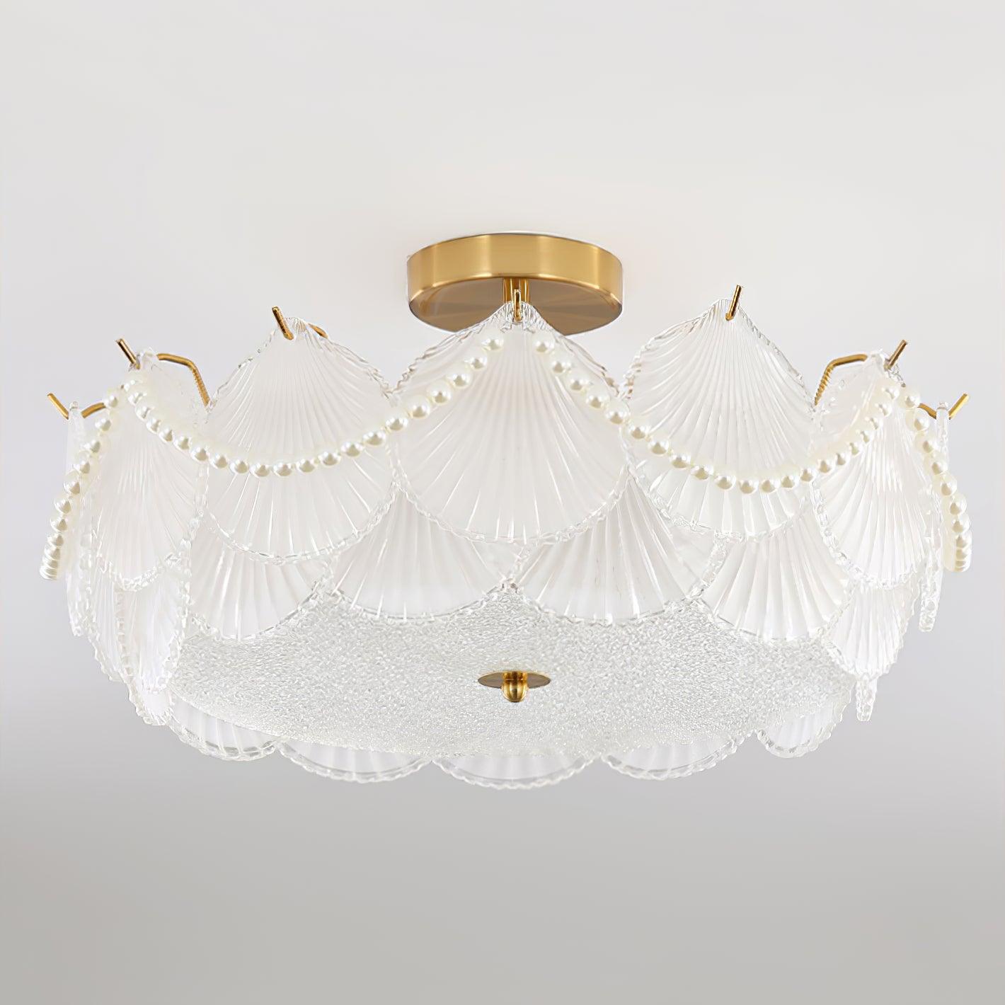 Shell Glass Ceiling Lamp by FIFTH & BEAM — product view 23
