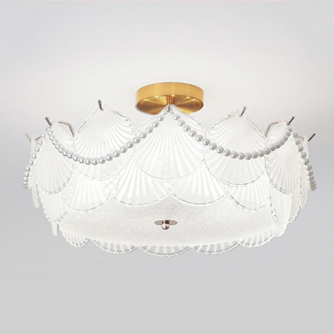 Shell Glass Ceiling Lamp by FIFTH & BEAM — product view 24