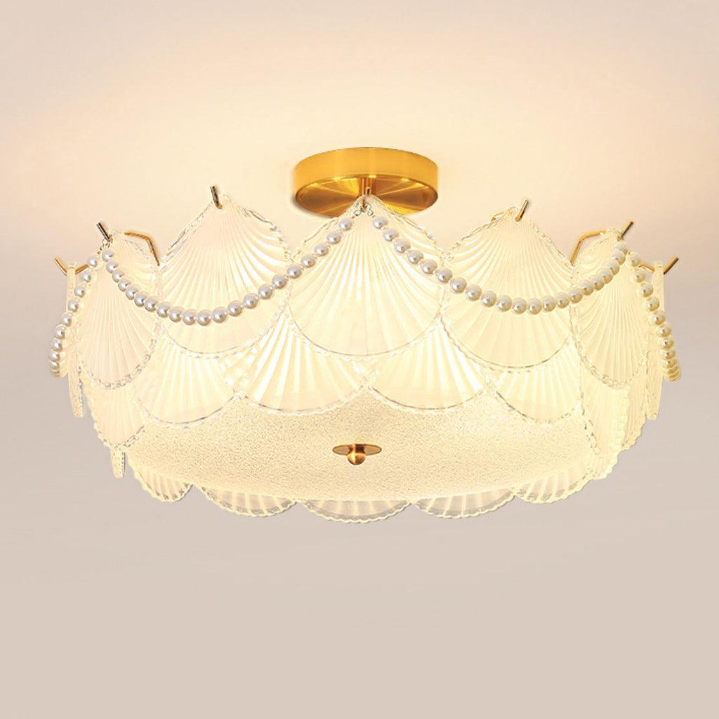 Shell Glass Ceiling Lamp by FIFTH & BEAM — product view 25