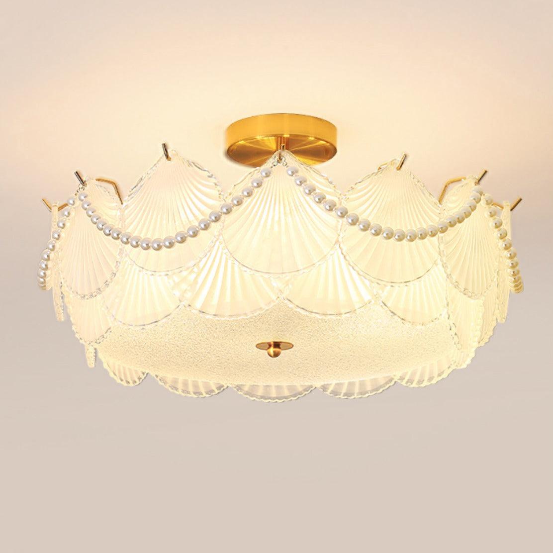 Shell Glass Ceiling Lamp by FIFTH & BEAM — product view 25