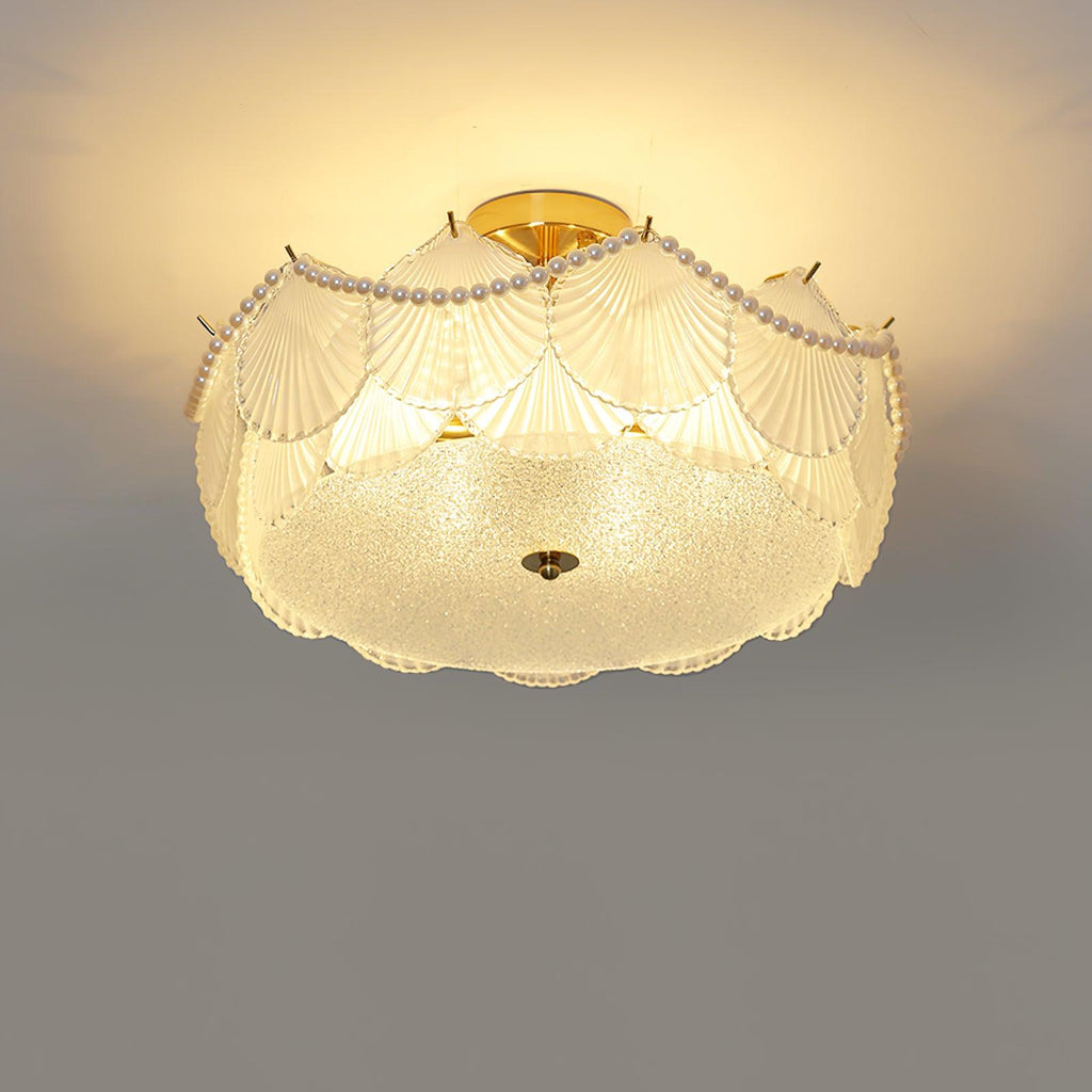 Shell Glass Ceiling Lamp by FIFTH & BEAM — product view 26